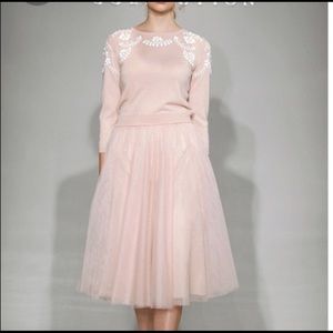 Jenny Yoo skirt and sweater